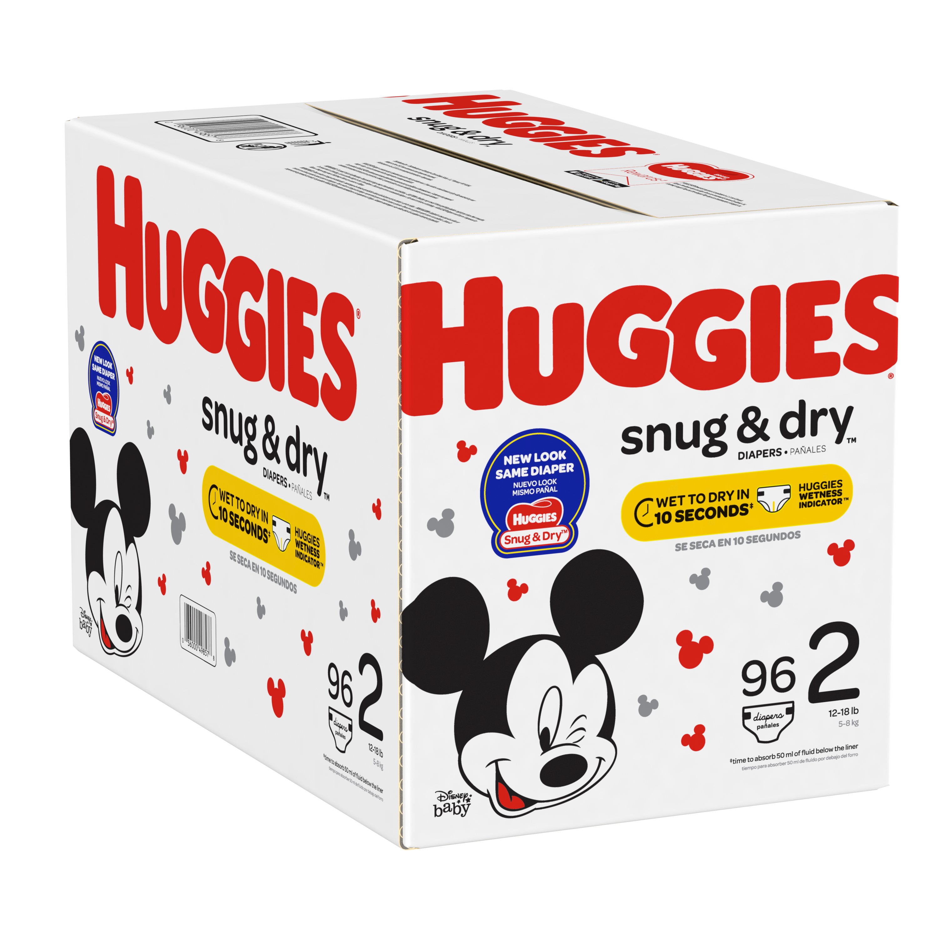 Huggies Snug & Dry Diapers 96 ct Shop Diapers at HEB