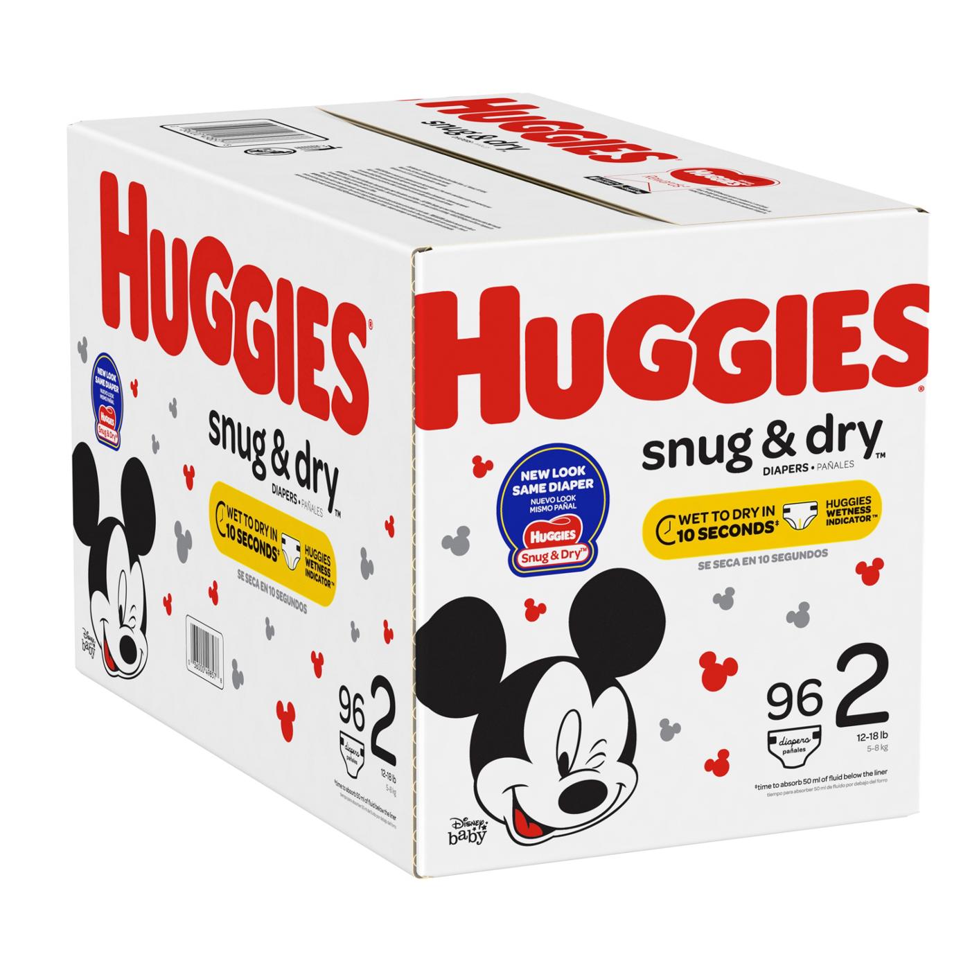 Huggies Snug & Dry Diapers 96 ct; image 1 of 2