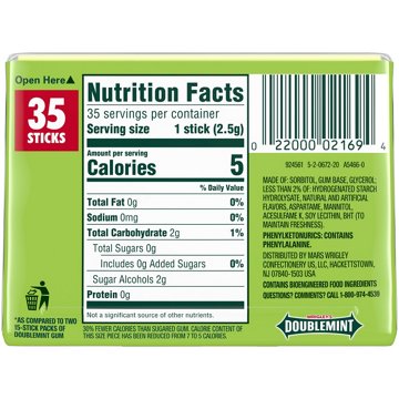 Doublemint Chewing Gum - Mega Pack, 35 pc