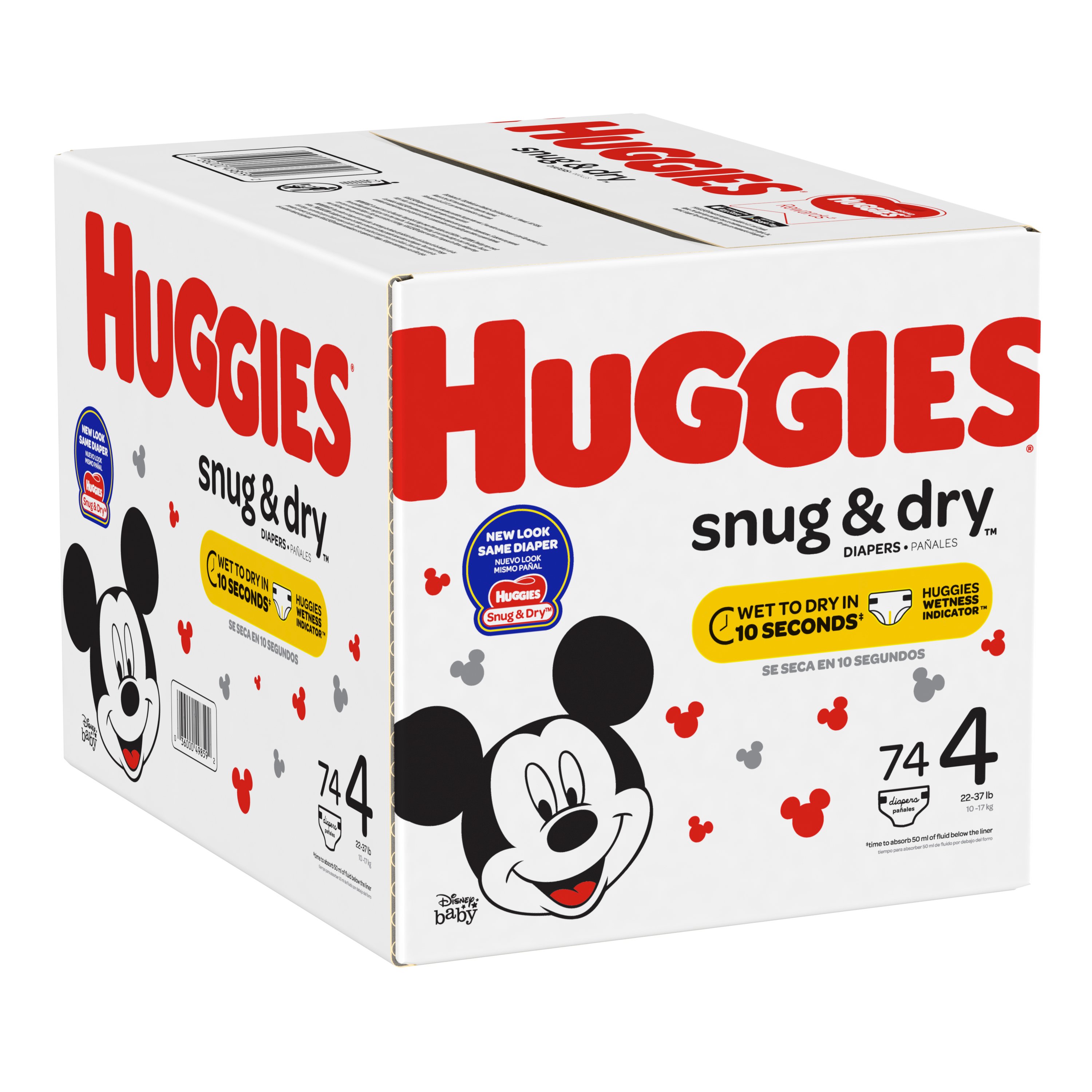 huggies diapers snug and dry size 4