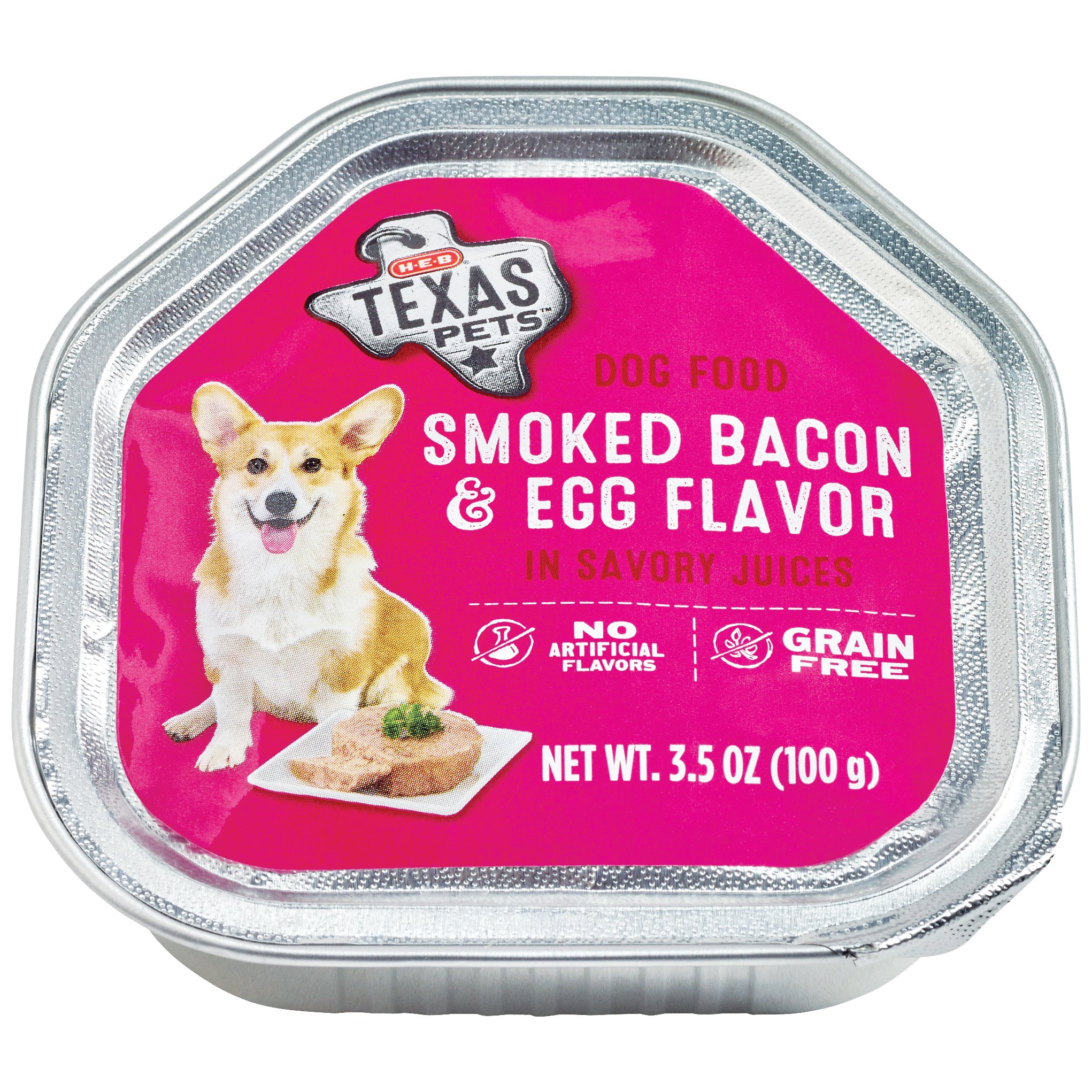 H-E-B Texas Pets Smoked Bacon Egg Flavor In Savory Juices