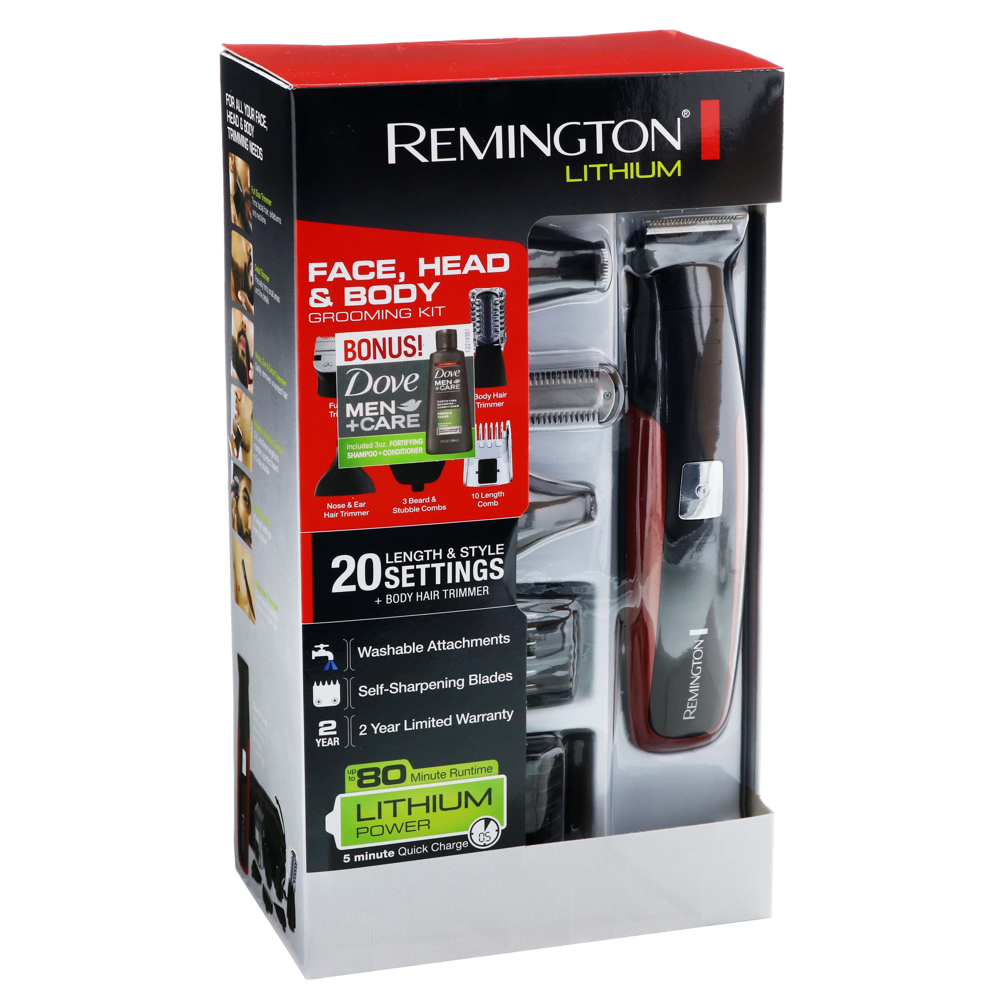 remington head to toe body groomer kit