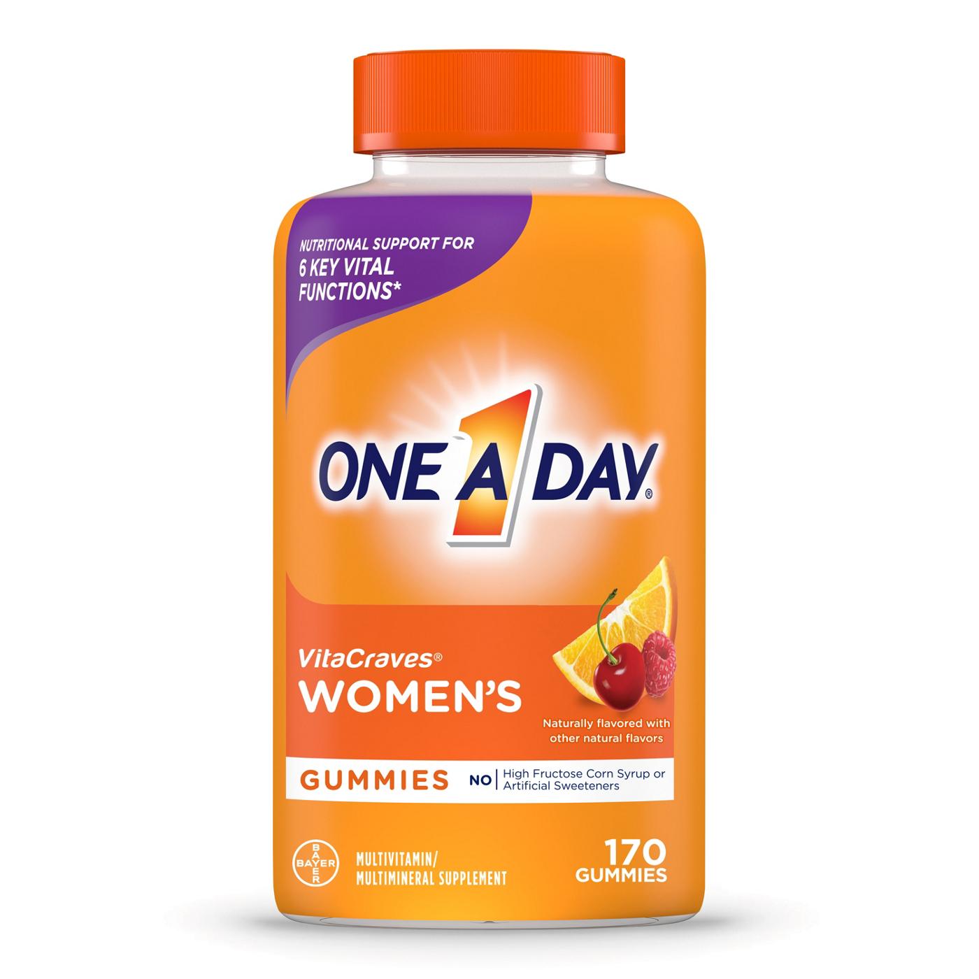 One A Day VitaCraves Women's Multi Gummies; image 1 of 6