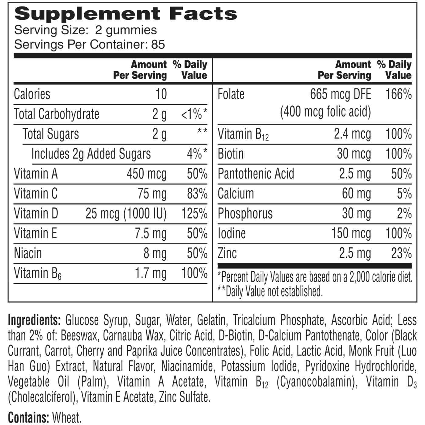 One A Day VitaCraves Women's Multi Gummies; image 6 of 6