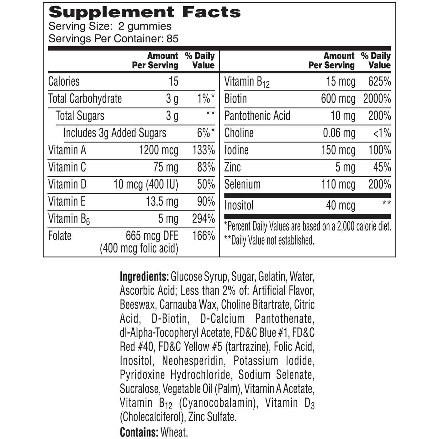 One A Day Vitacraves Mens Multi Gummies; image 2 of 4