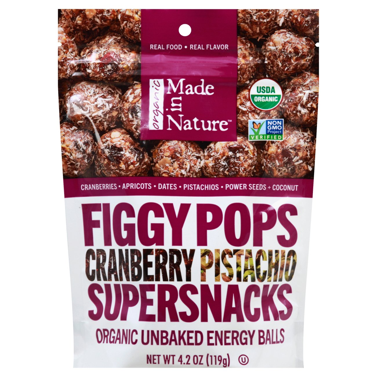 12 Pack Fig BioSnack with Cranberry and Pumpkin Seeds. - Ecoficus