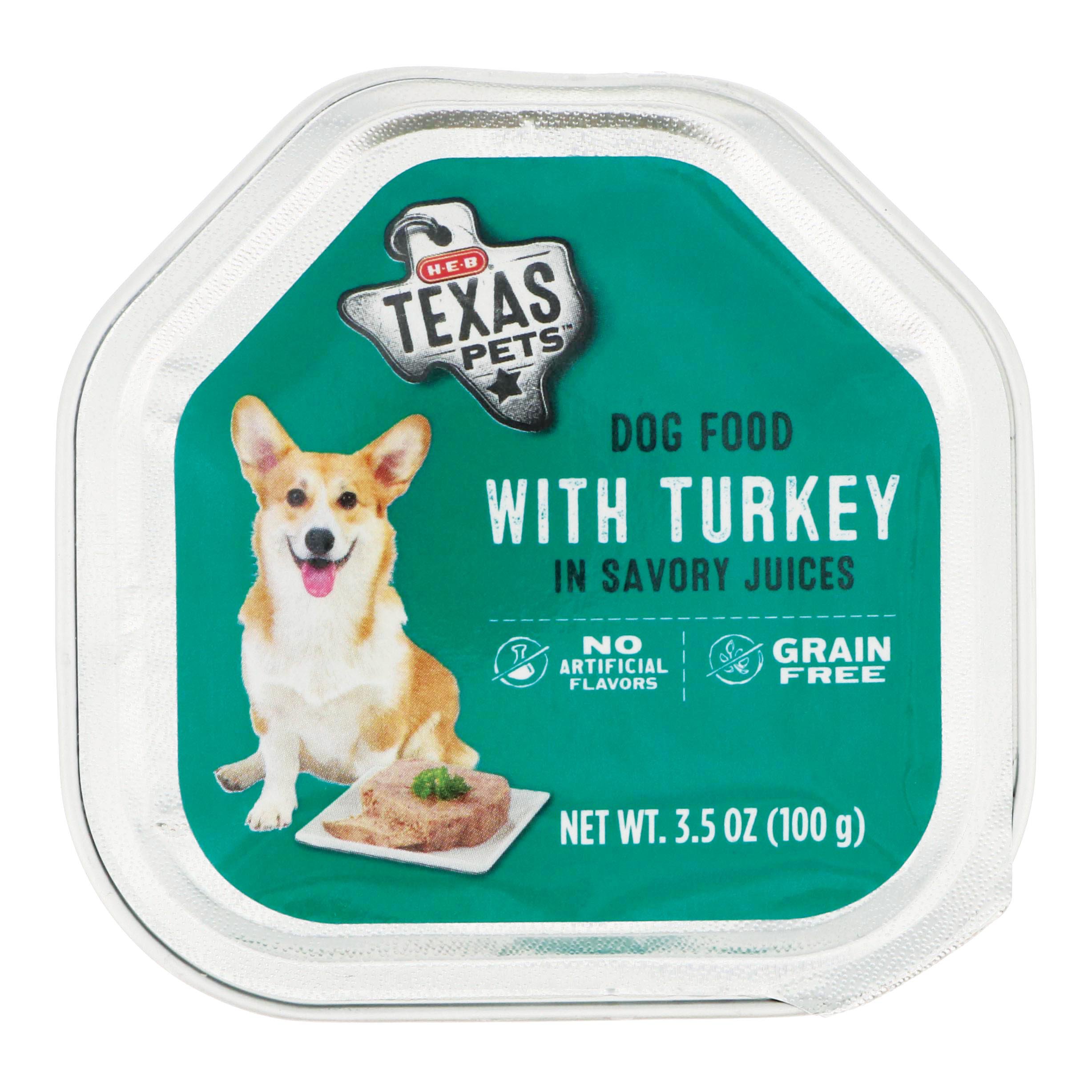 HEB Texas Pets with Turkey Wet Dog Food Shop Food at HEB