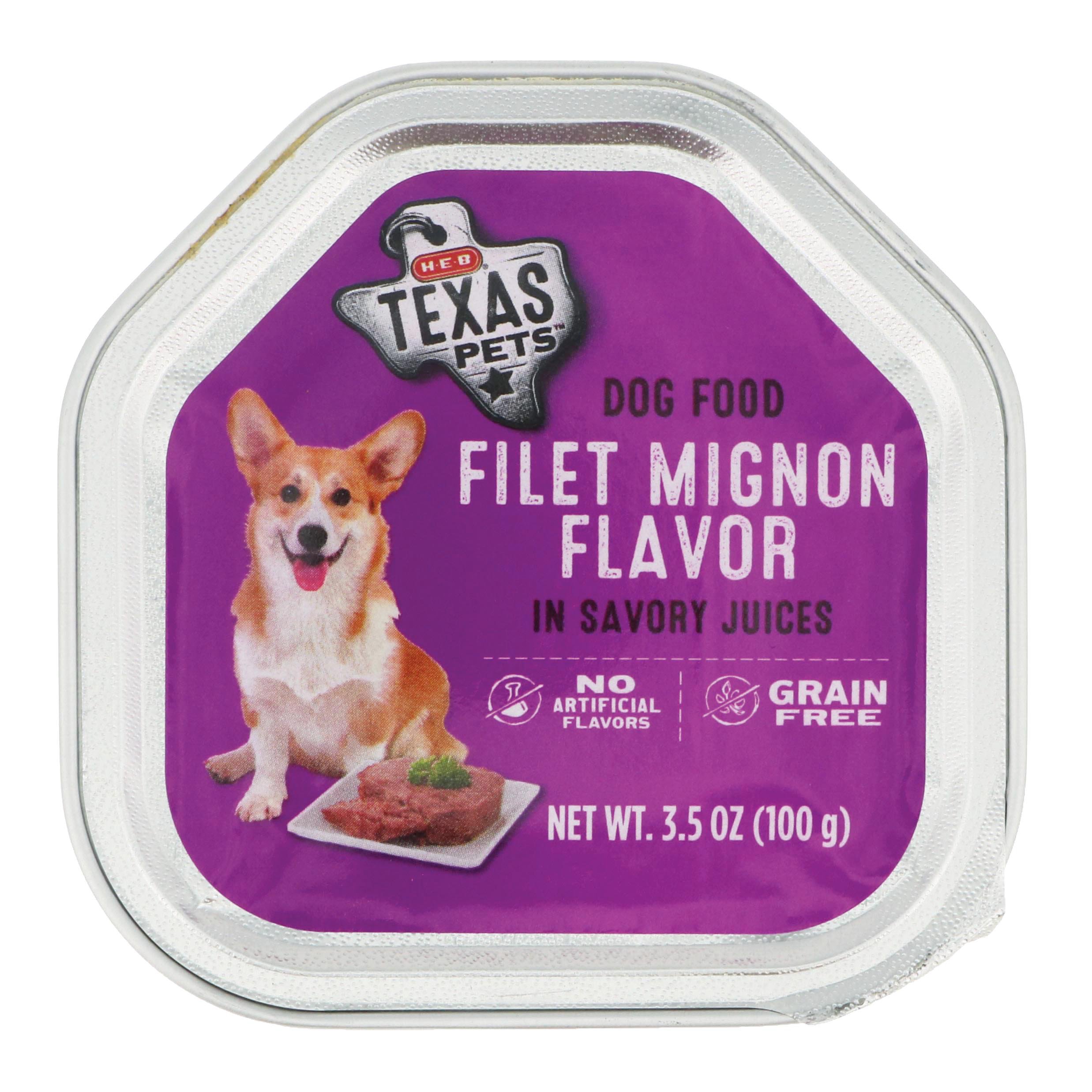 HEB Texas Pets Filet Mignon Wet Dog Food Shop Dogs at HEB