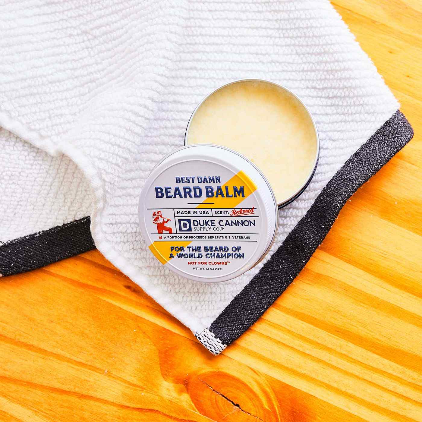 Duke Cannon Best Beard Balm Redwood Scent; image 2 of 3