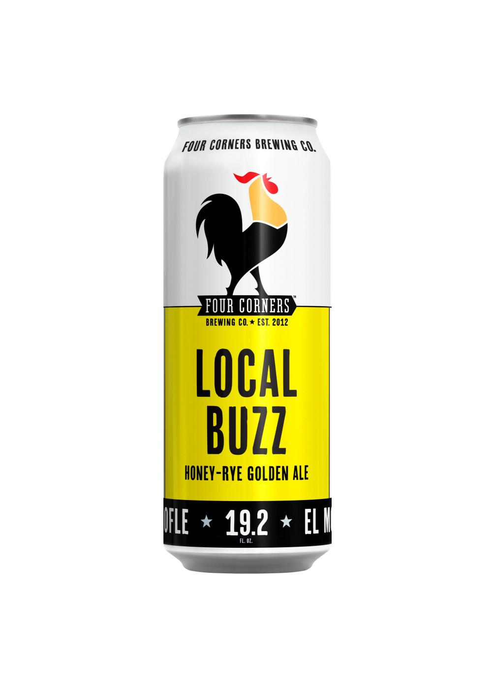 Four Corners Local Buzz Golden Ale Craft Beer 19.2 oz Can; image 1 of 4