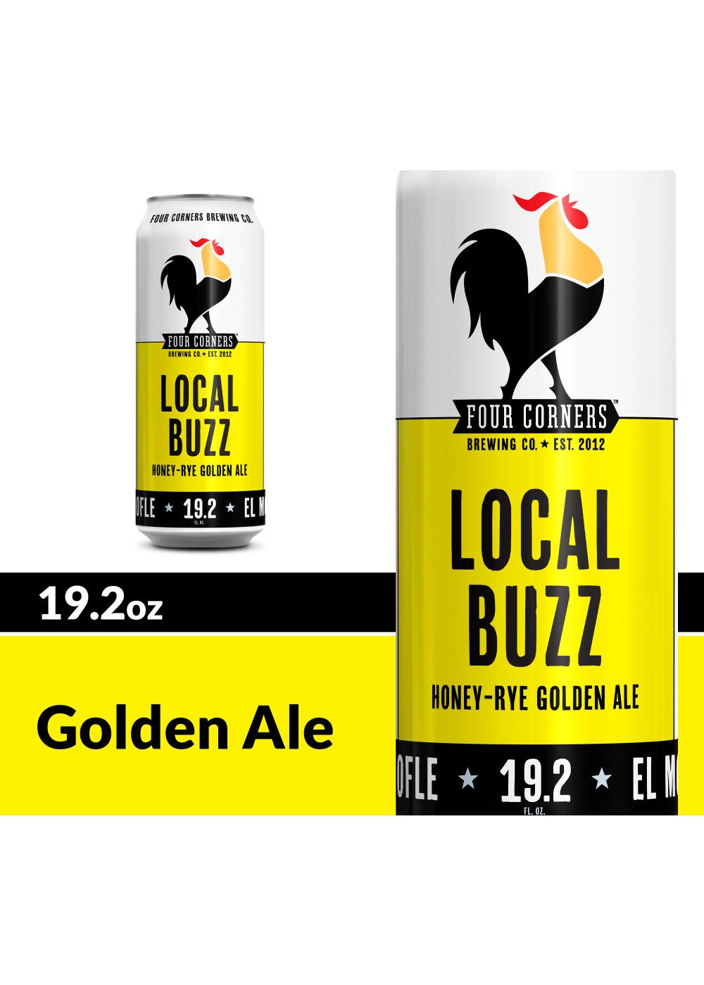 Four Corners Local Buzz Golden Ale Craft Beer 19.2 oz Can; image 4 of 4