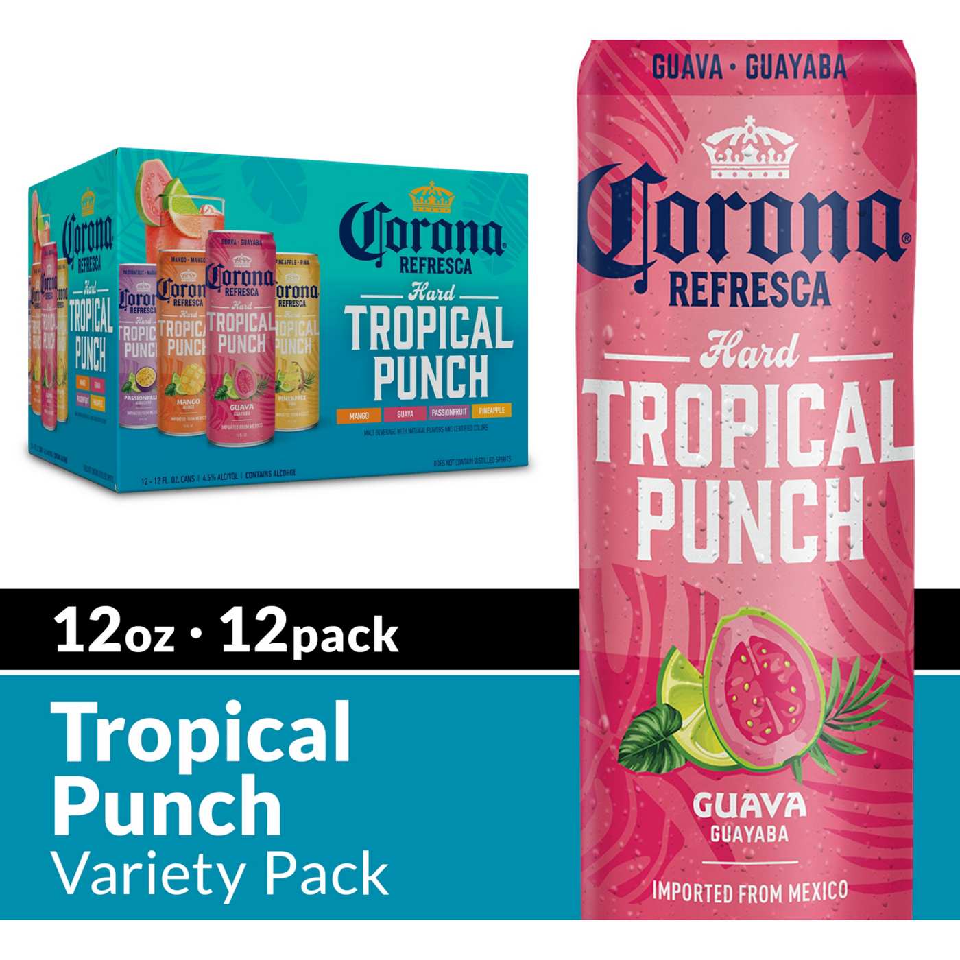 Corona Refresca Hard Tropical Punch Variety Pack 12 oz Cans, 12 pk; image 4 of 10