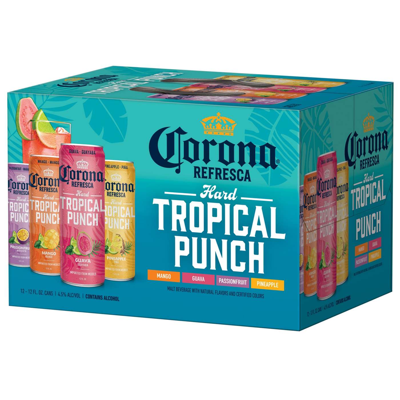 Corona Refresca Hard Tropical Punch Variety Pack 12 oz Cans, 12 pk; image 8 of 10