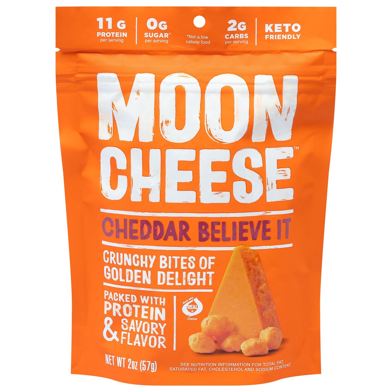 Moon Cheese Cheddar, 2 oz