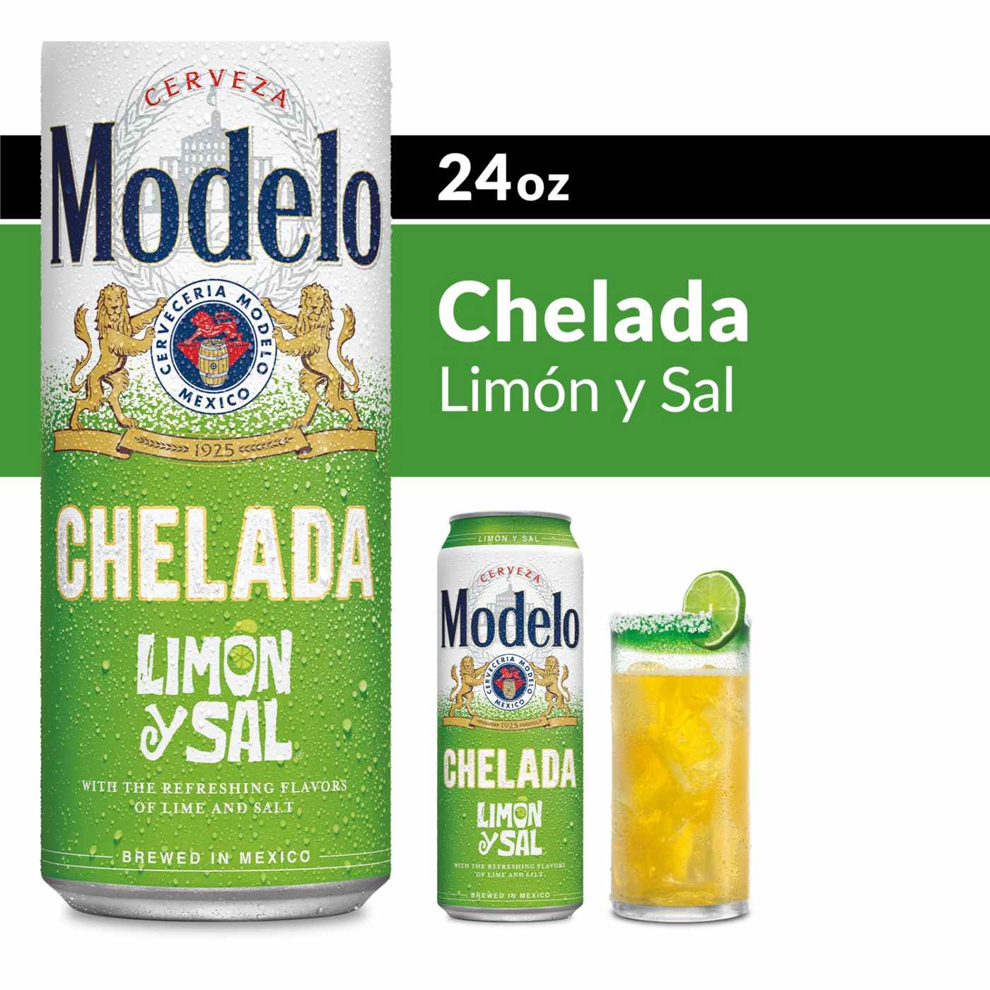 Modelo Chelada Limón y Sal Mexican Import Flavored Beer; image 5 of 6