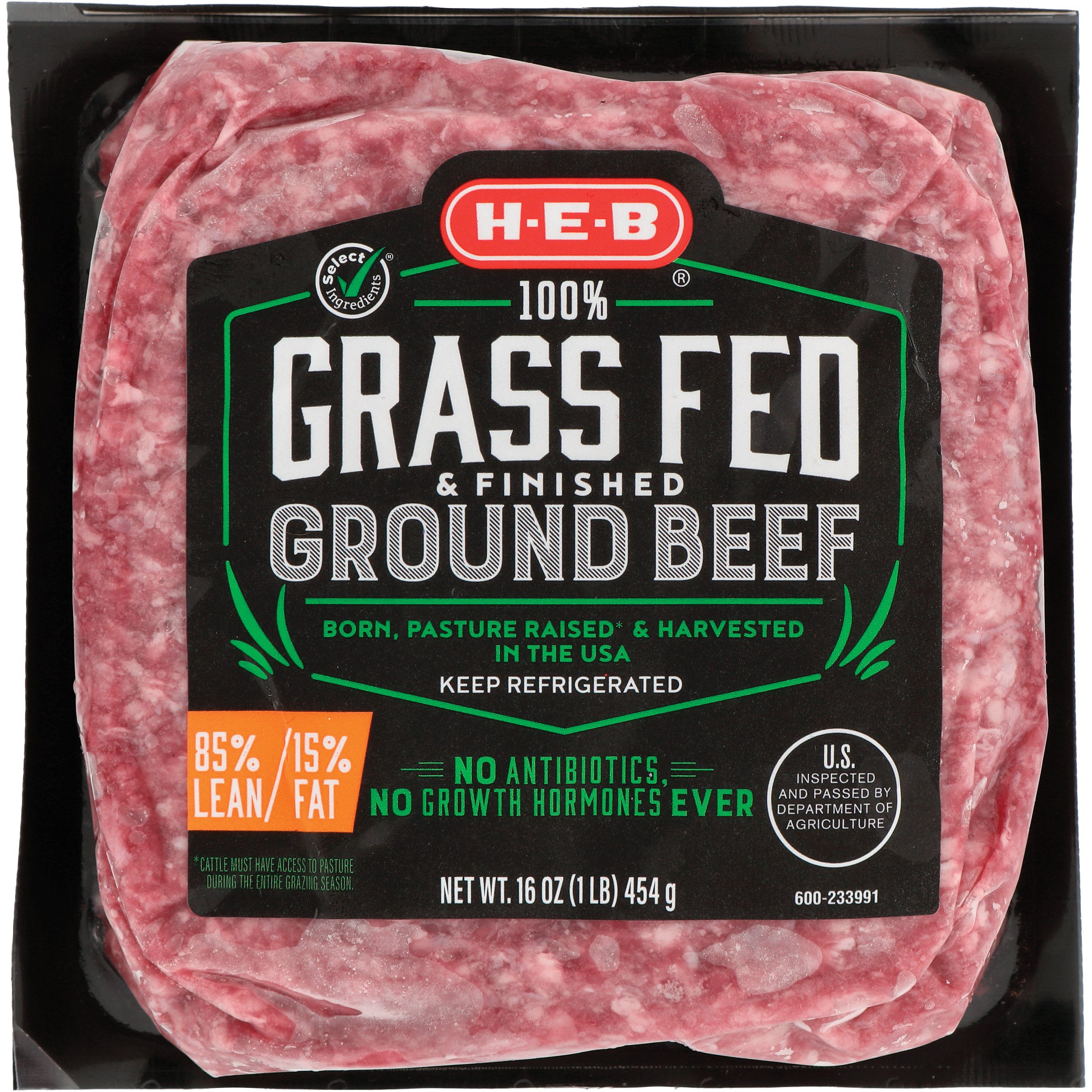 H-E-B Grass Fed & Finished Ground Beef - 9% Lean - Shop Meat at H-E-B