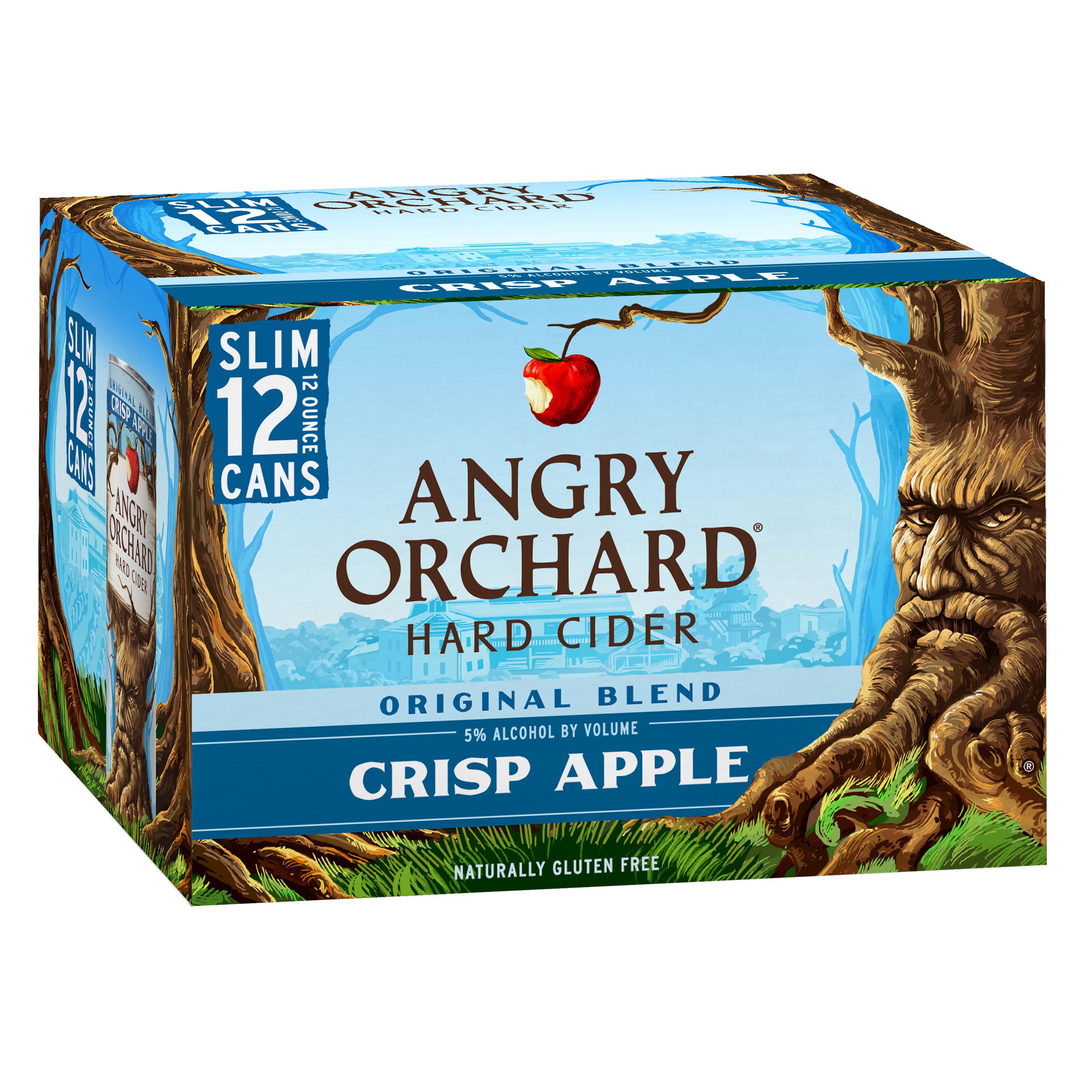 Angry Orchard Crisp Apple Hard Cider 12 oz Slim Cans Shop Hard cider