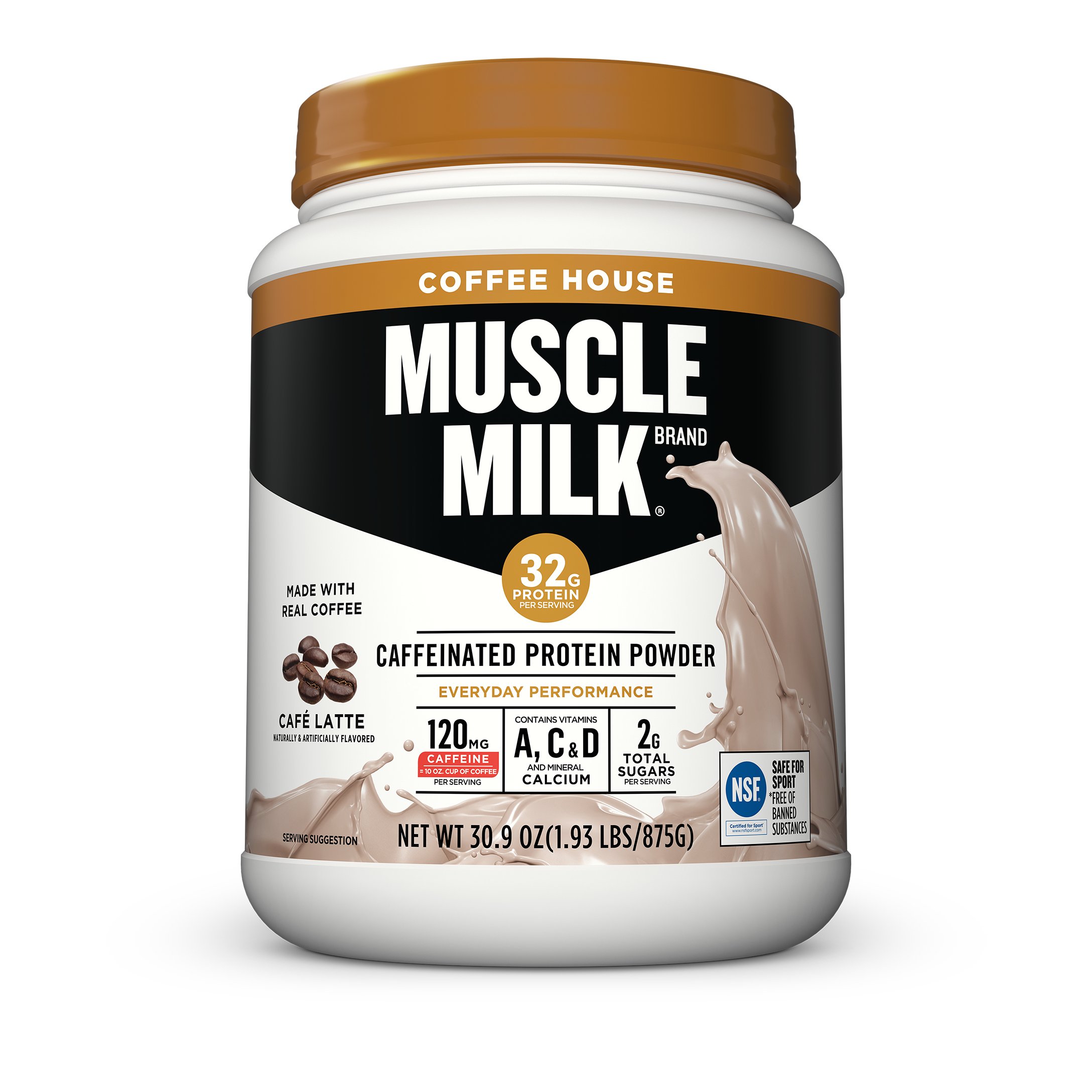 Muscle Milk Coffee House Caffeinated Protein Powder Shop Diet Fitness At H E B