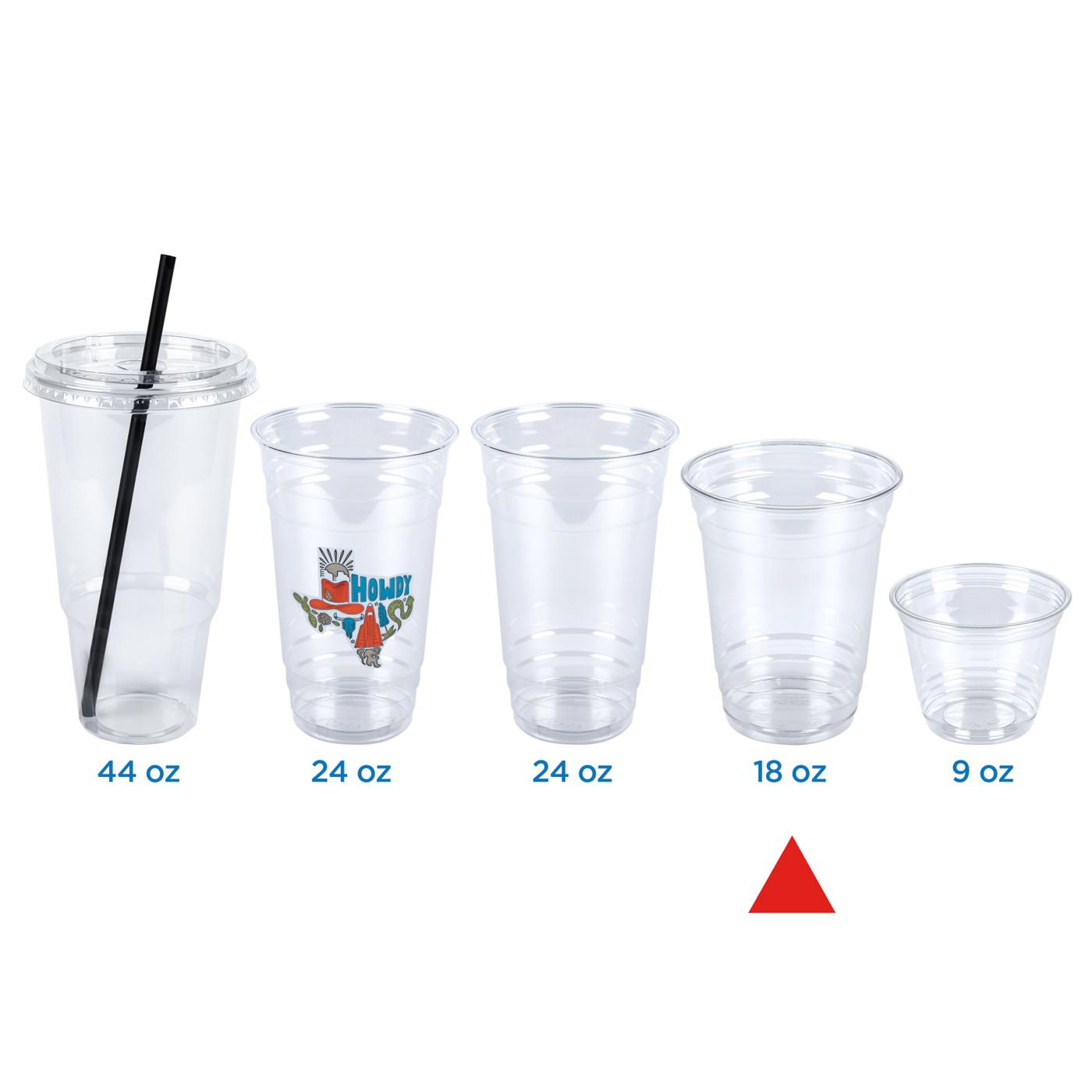 H-E-B 18 oz Clear Plastic Cups - Shop Drinkware at H-E-B