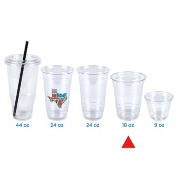 H-E-B 18 oz Clear Plastic Cups, 120 ct