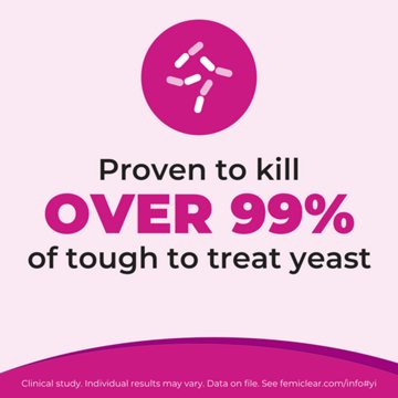 FemiClear Yeast Infection Treatment & Itch Relief Ointment - 2 Day Dose, Combo Pack