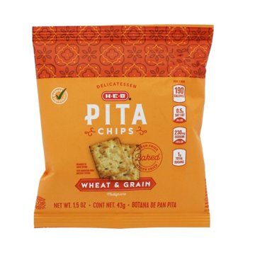 H-E-B Wheat & Grain Pita Chips