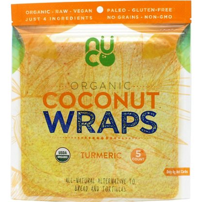 Raw Organic Veggie Wraps 4-Pack | Gluten Free, Paleo, Vegan & Non-GMO