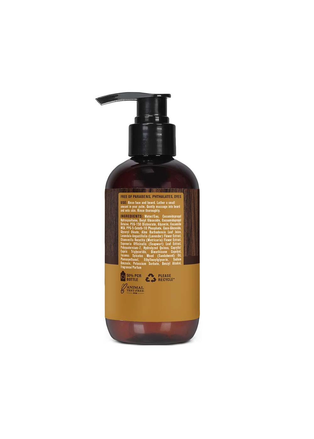 Every Man Jack Beard + Face Wash - Sandalwood; image 2 of 2