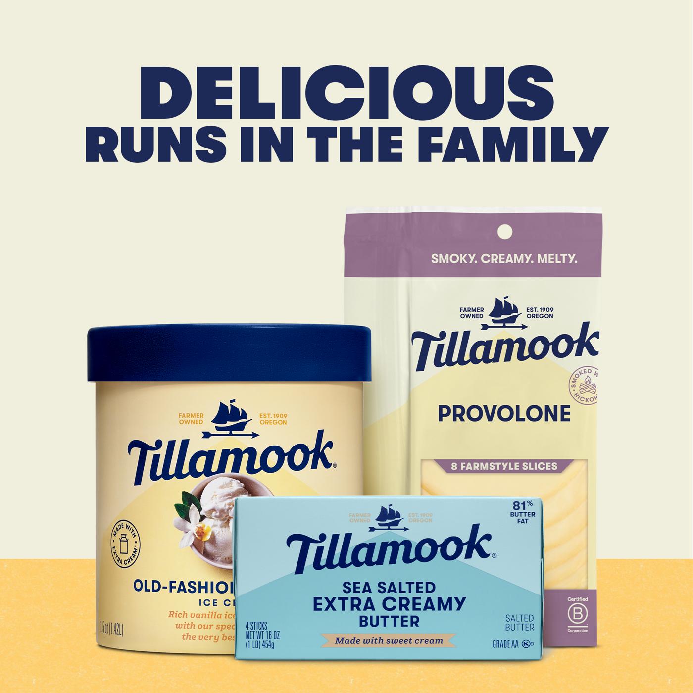 Tillamook Smoked Provolone Sliced Cheese, Thick Cut; image 3 of 5