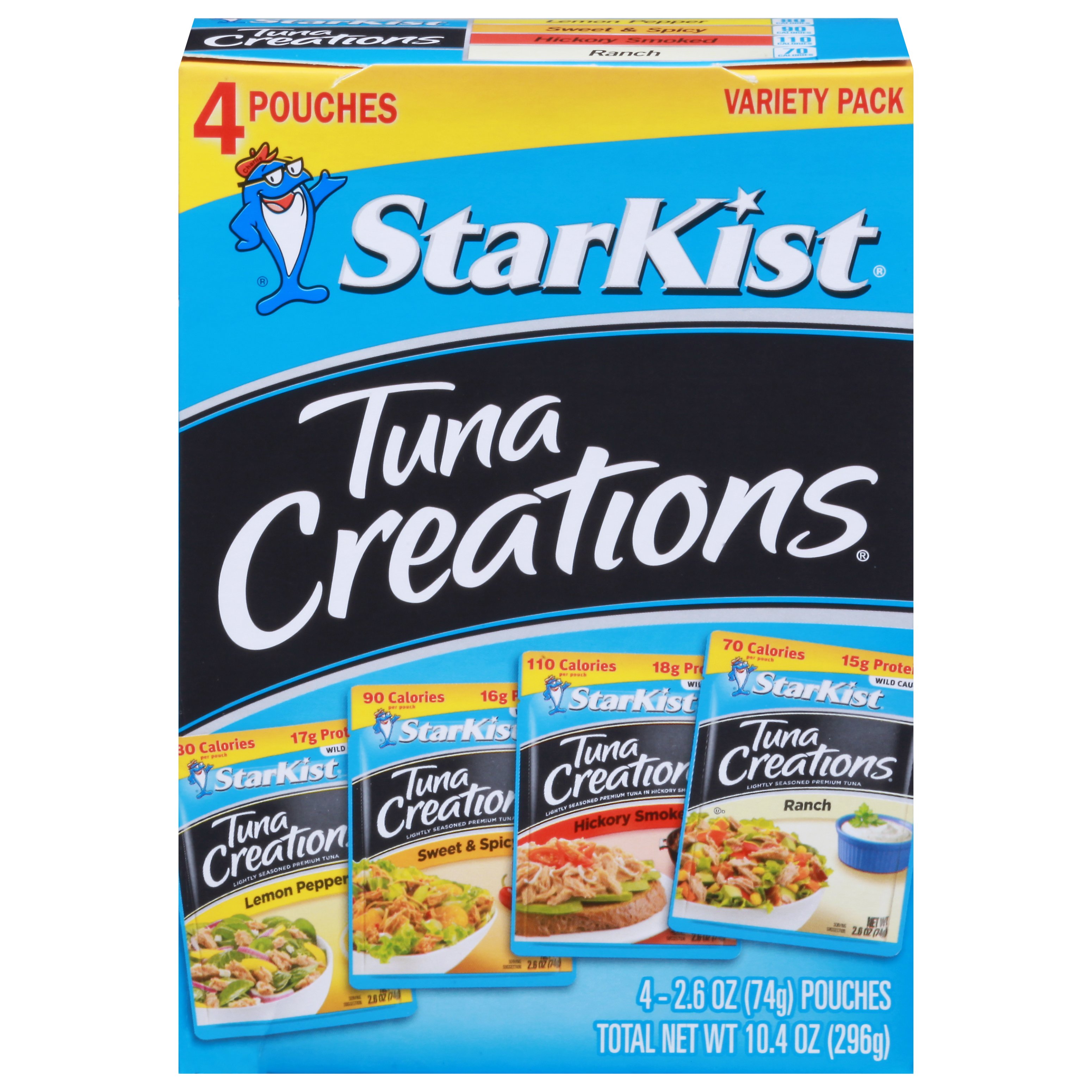 StarKist Tuna Creations 4 Pouch Variety Pack Shop Seafood at HEB