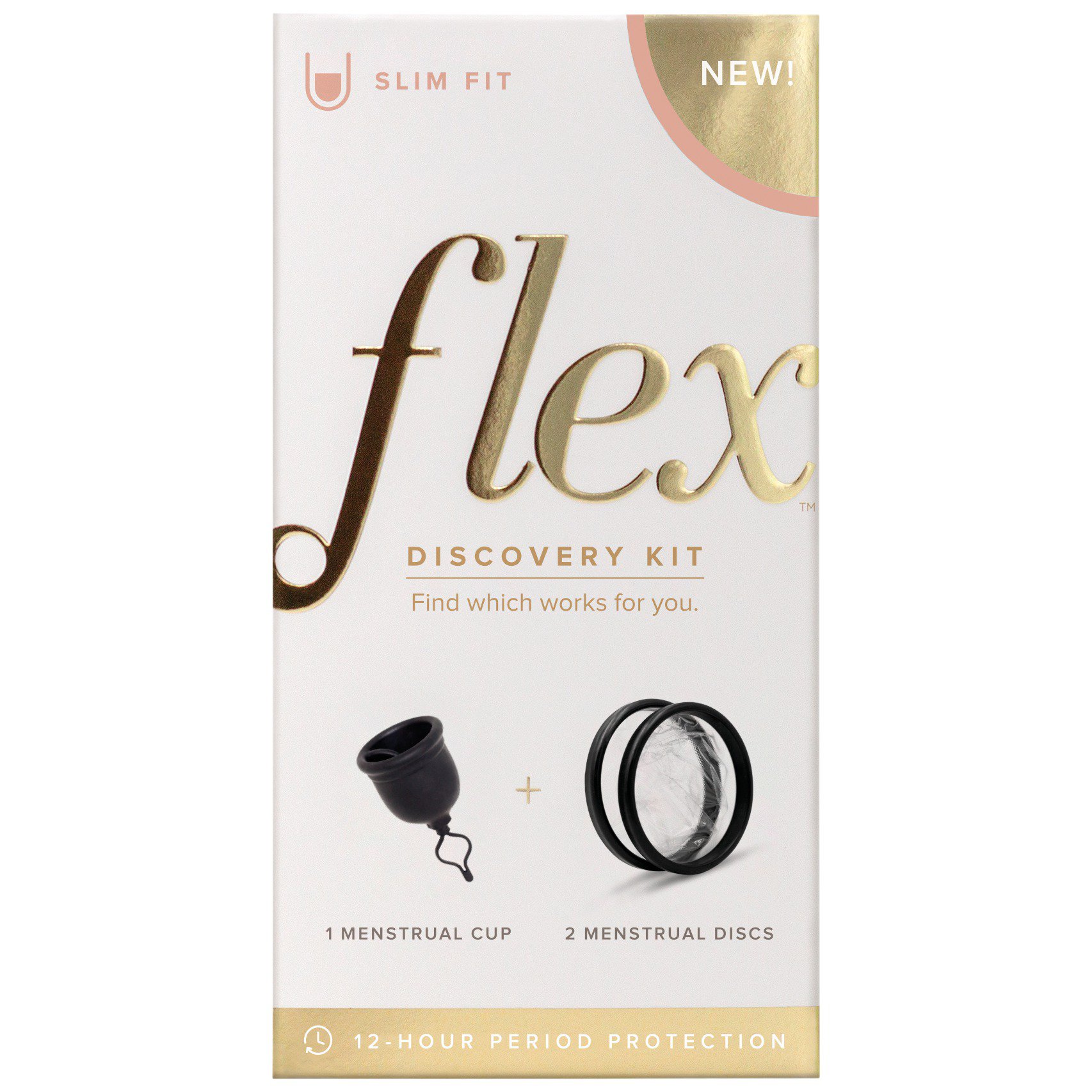Flex Discovery Kit Slim Fit Menstrual Cup - Shop Tampons at H-E-B