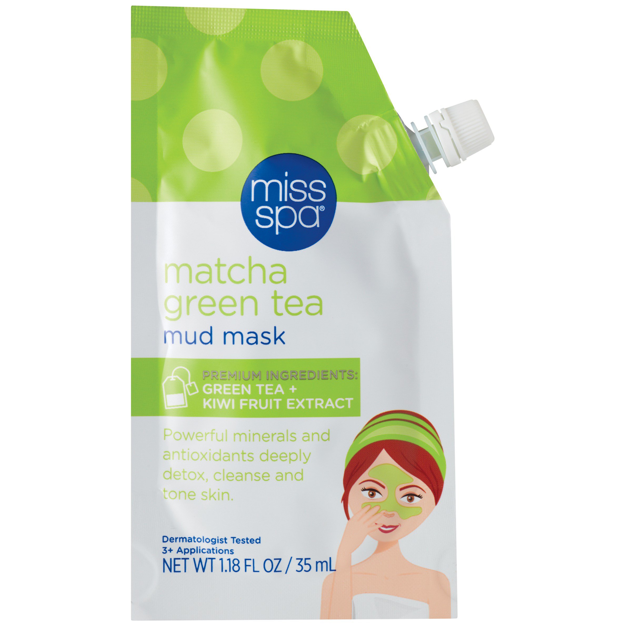 Miss Spa Matcha Green Tea Mud Mask - Shop Facial Masks & Treatments at ...