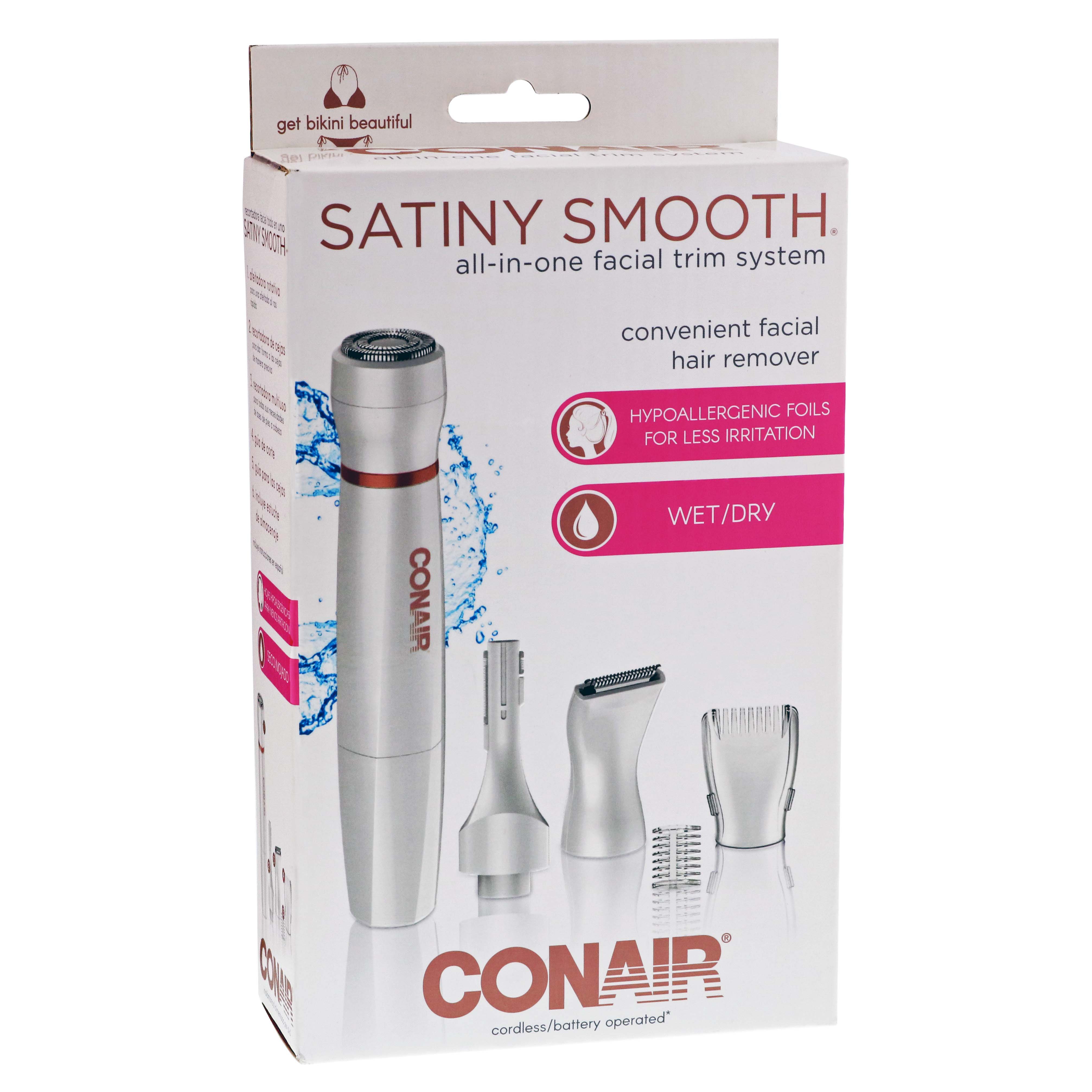 Conair Satin Smooth AllInOne Facial Trim Shop Electric Shavers