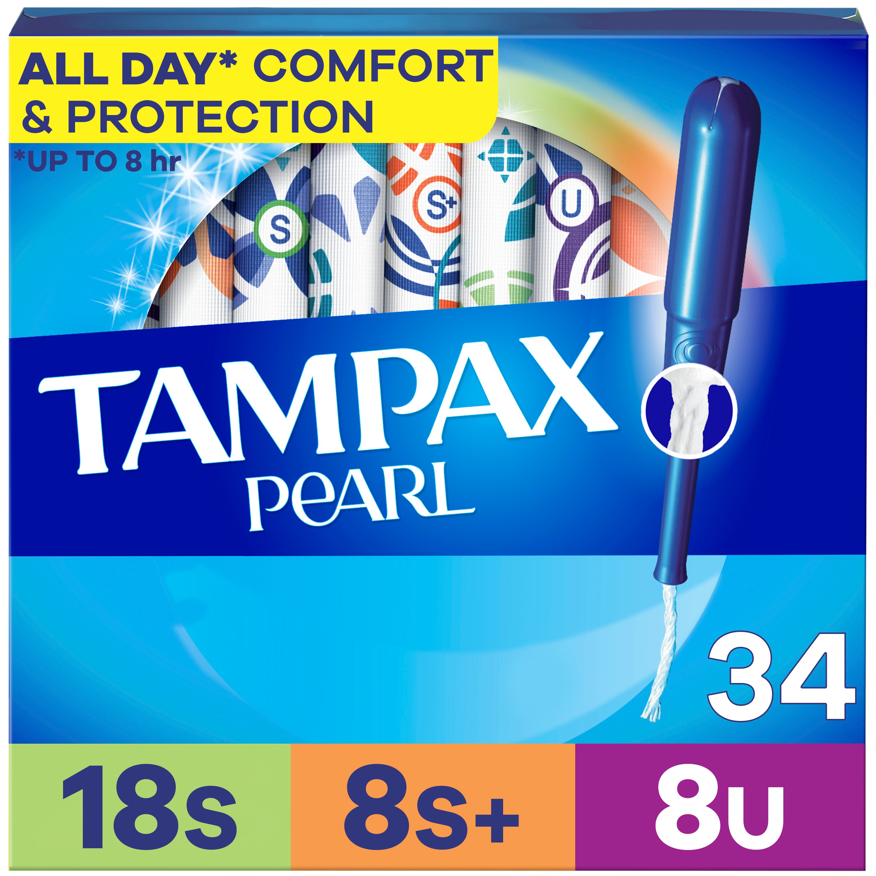 Tampax Pearl Tampons Trio Pack, Super/Super Plus/Ultra Unscented Shop