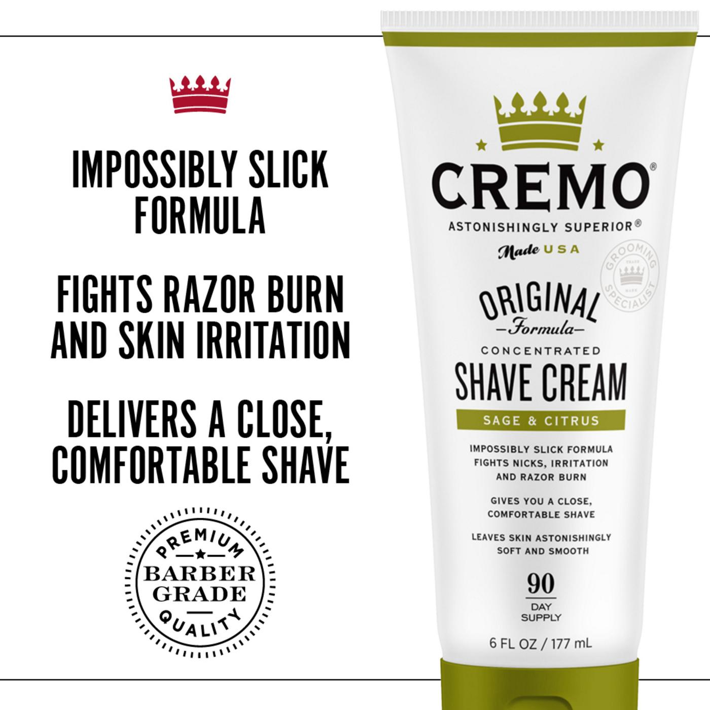 Cremo Shave Cream - Sage & Cistrus; image 4 of 6