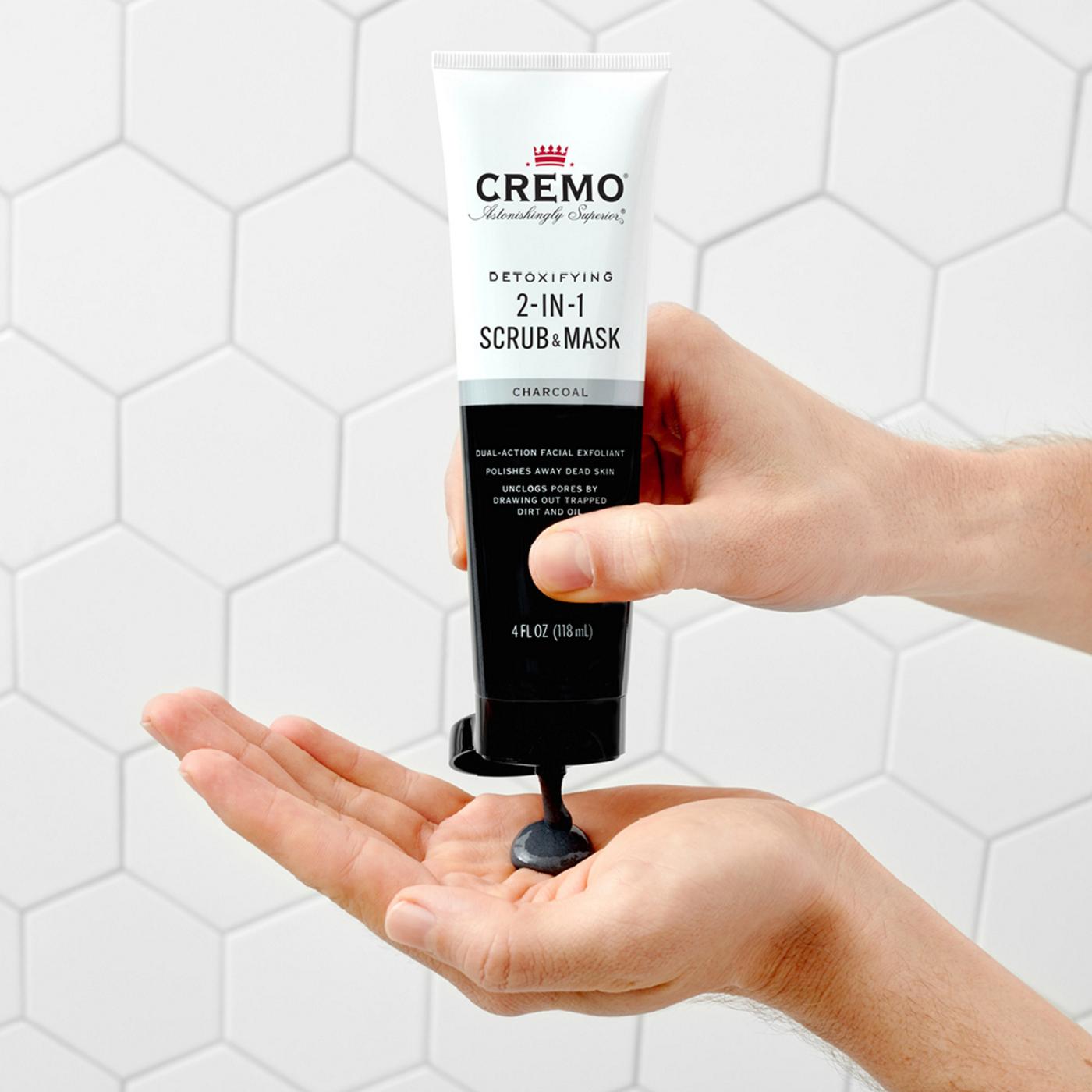 Cremo Detoxifying Charcoal 2-in-1 Scrub & Mask; image 3 of 7