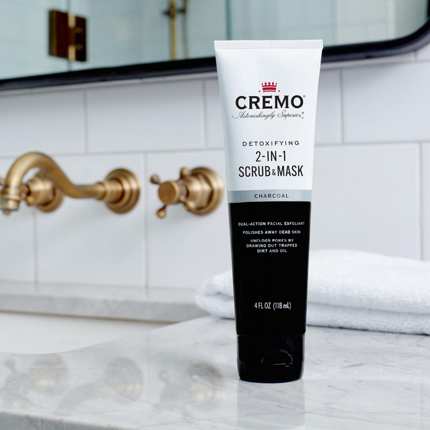 Cremo Detoxifying Charcoal 2-in-1 Scrub & Mask; image 4 of 7