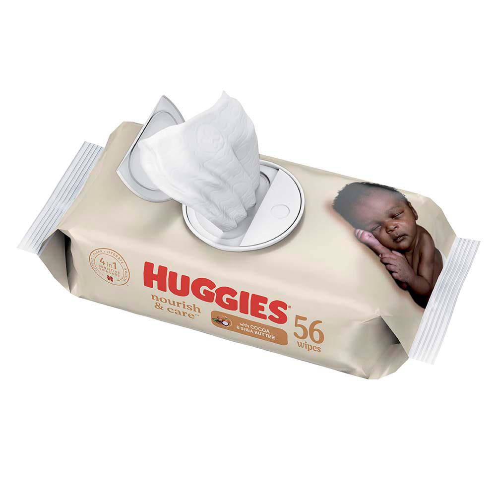 Huggies Nourish & Care Baby Wipes with Cocoa & Shea Butter; image 1 of 6
