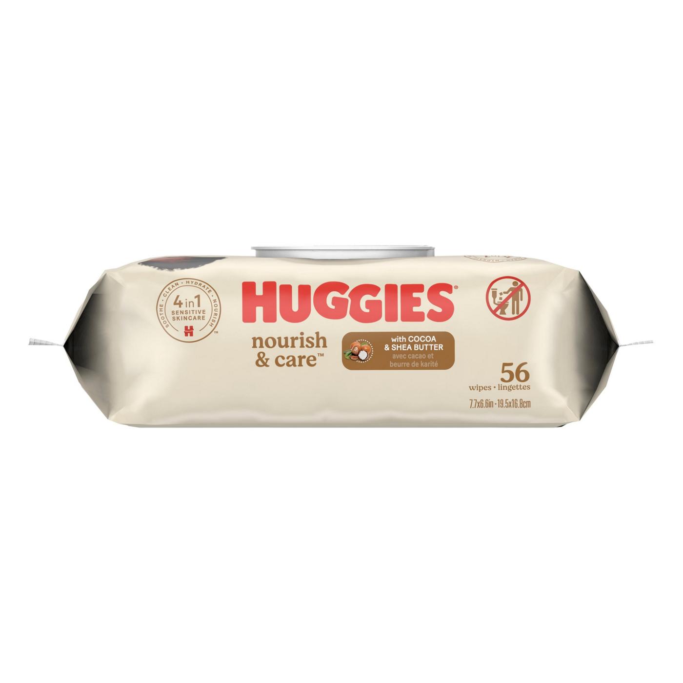 Huggies Nourish & Care Baby Wipes with Cocoa & Shea Butter; image 6 of 6