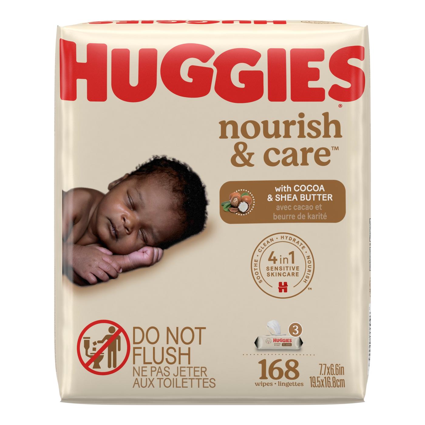 Huggies Nourish & Care Baby Wipes with Cocoa & Shea Butter; image 5 of 6