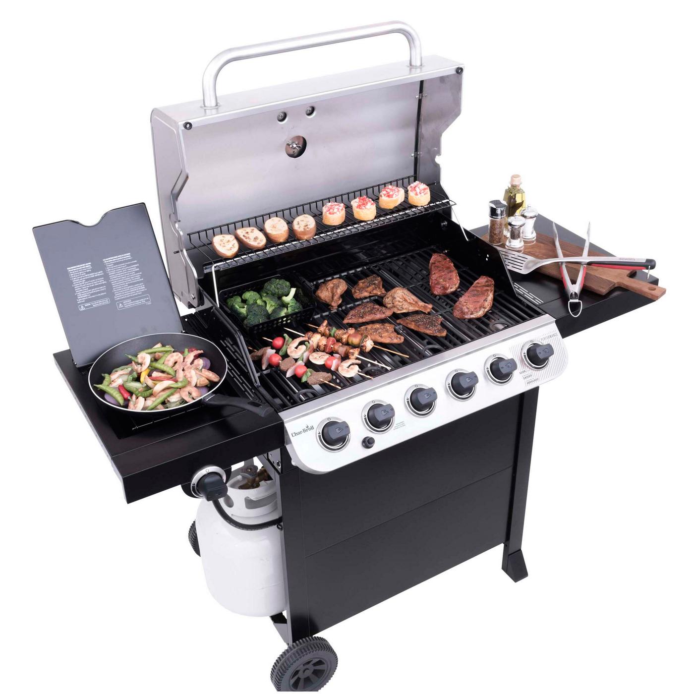 Char-Broil Performance Series 6-Burner Gas Grill; image 2 of 2