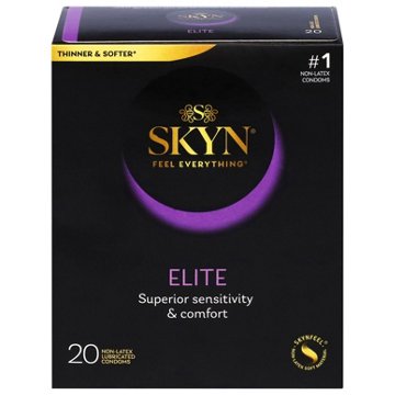 SKYN Elite Non-Latex Condoms, 20 ct