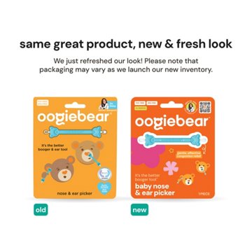 Oogiebear Baby Nose and Ear Cleaner, Booger and Ear Wax Picker
