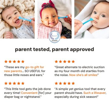 Oogiebear Baby Nose and Ear Cleaner, Booger and Ear Wax Picker