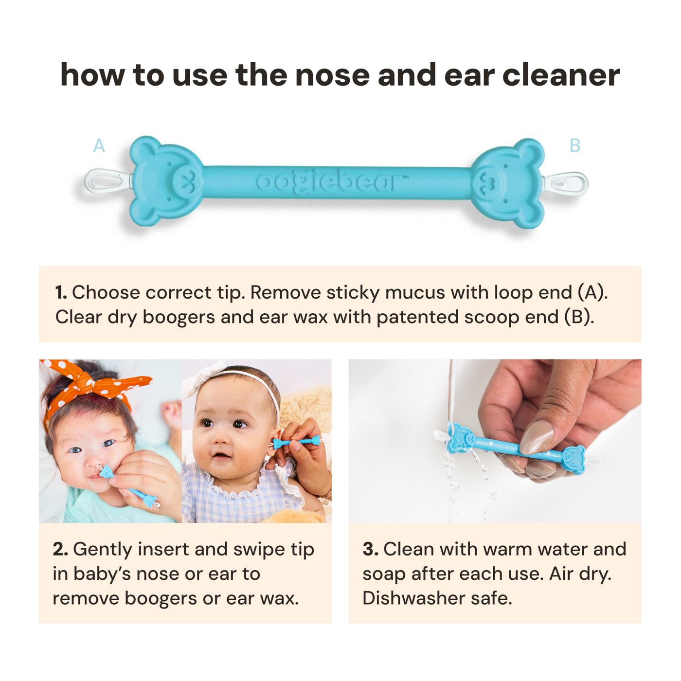 Oogiebear Baby Nose and Ear Cleaner, Booger and Ear Wax Picker; image 9 of 9