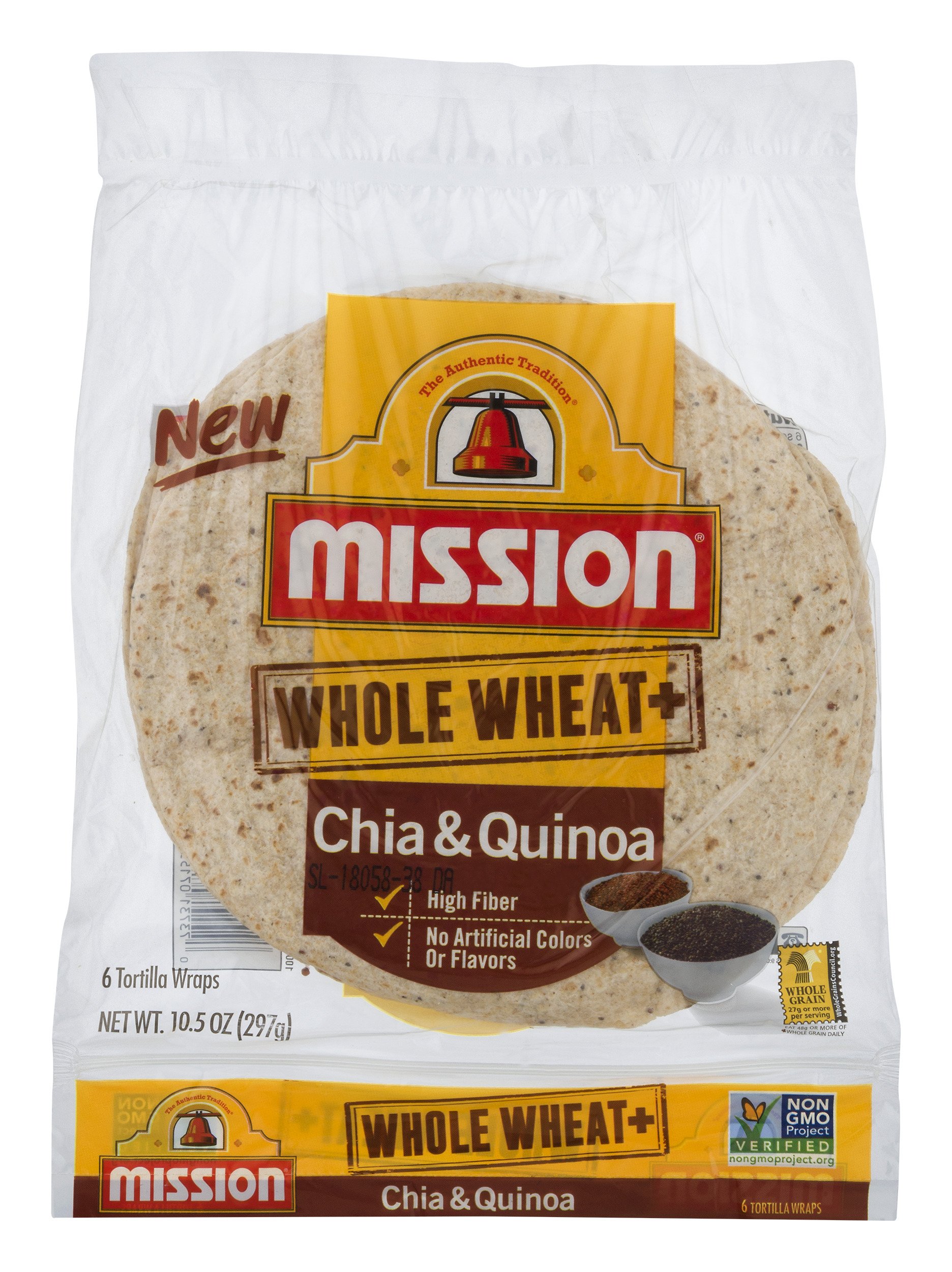 Mission Whole Wheat Chia & Quinoa Tortillas Shop Tortillas at HEB