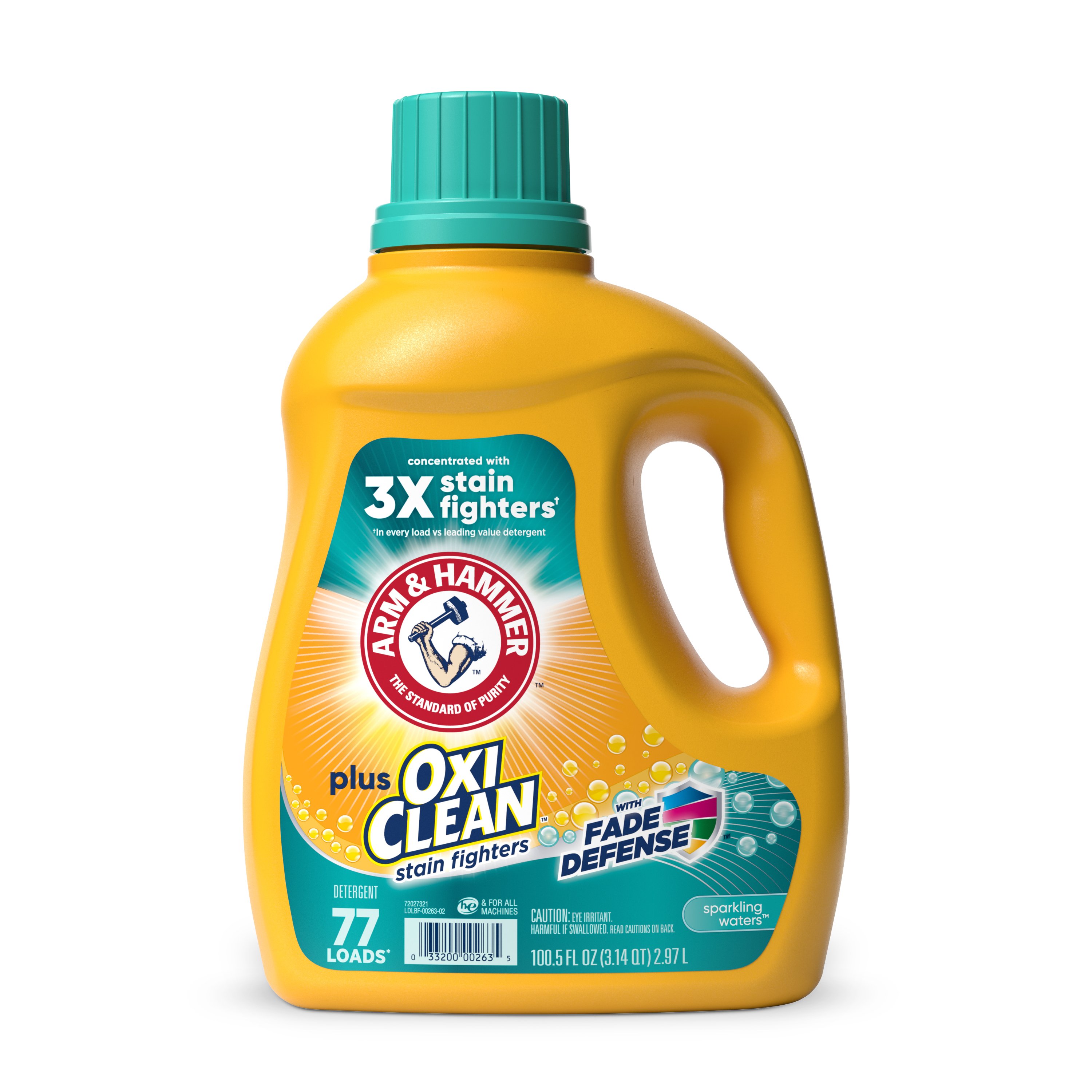 Arm & Hammer Plus OxiClean Sparkling Waters HE Liquid Laundry Detergent