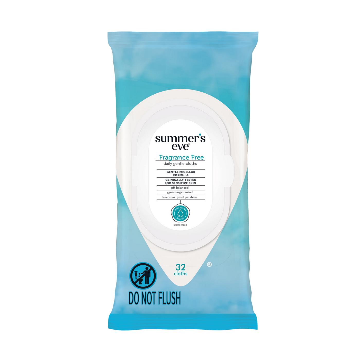 Summer's Eve Feminine Wipes - Fragrance Free; image 1 of 5