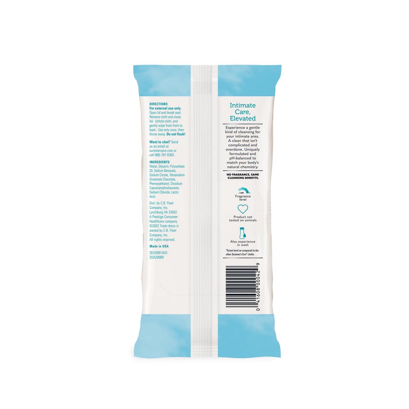 Summer's Eve Feminine Wipes - Fragrance Free; image 3 of 5