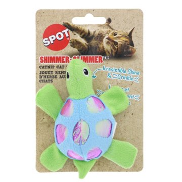 Spot Shimmer Glimmer Turtle Catnip Cat Toy, EACH